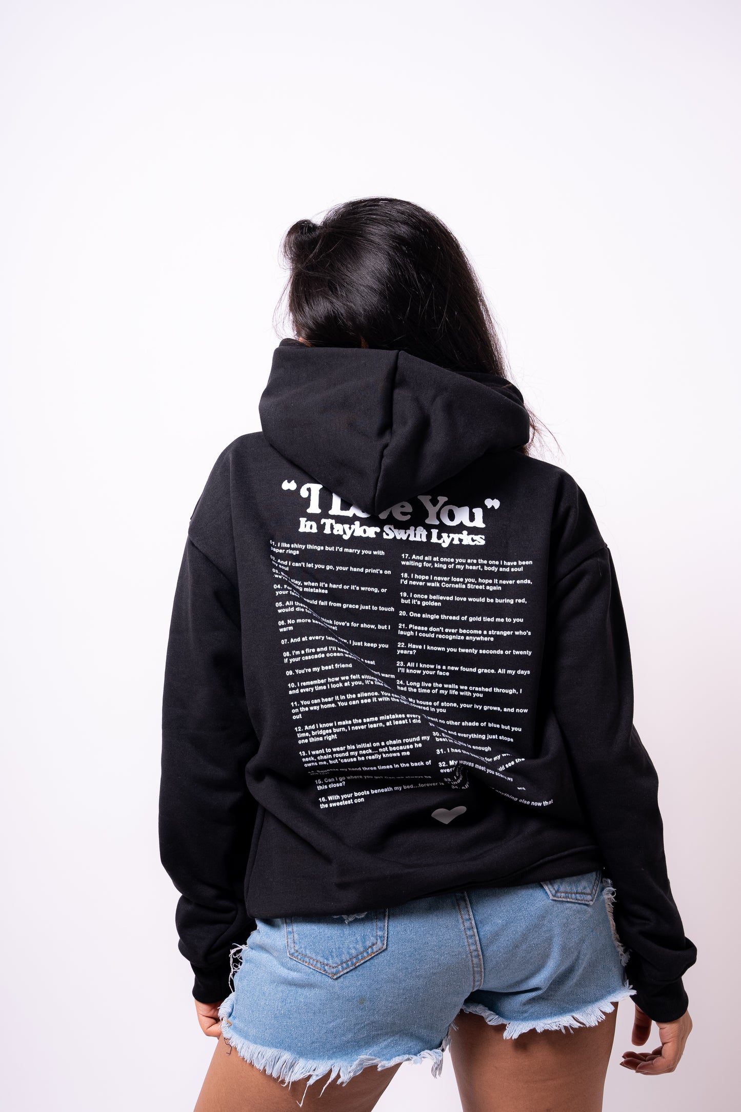 BLACK TAYLOR HOODIE