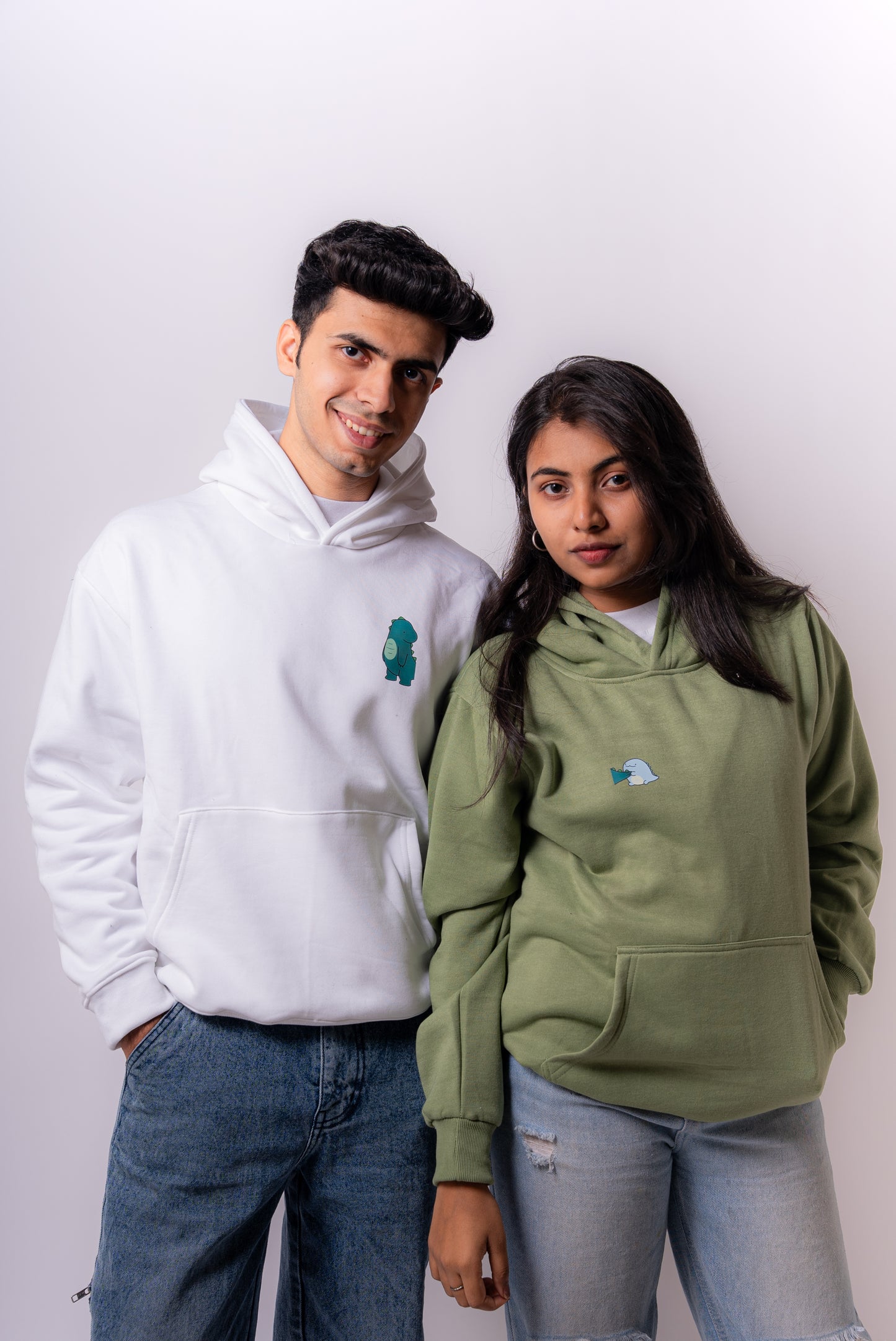DINO X DOLPHIN HOODIES