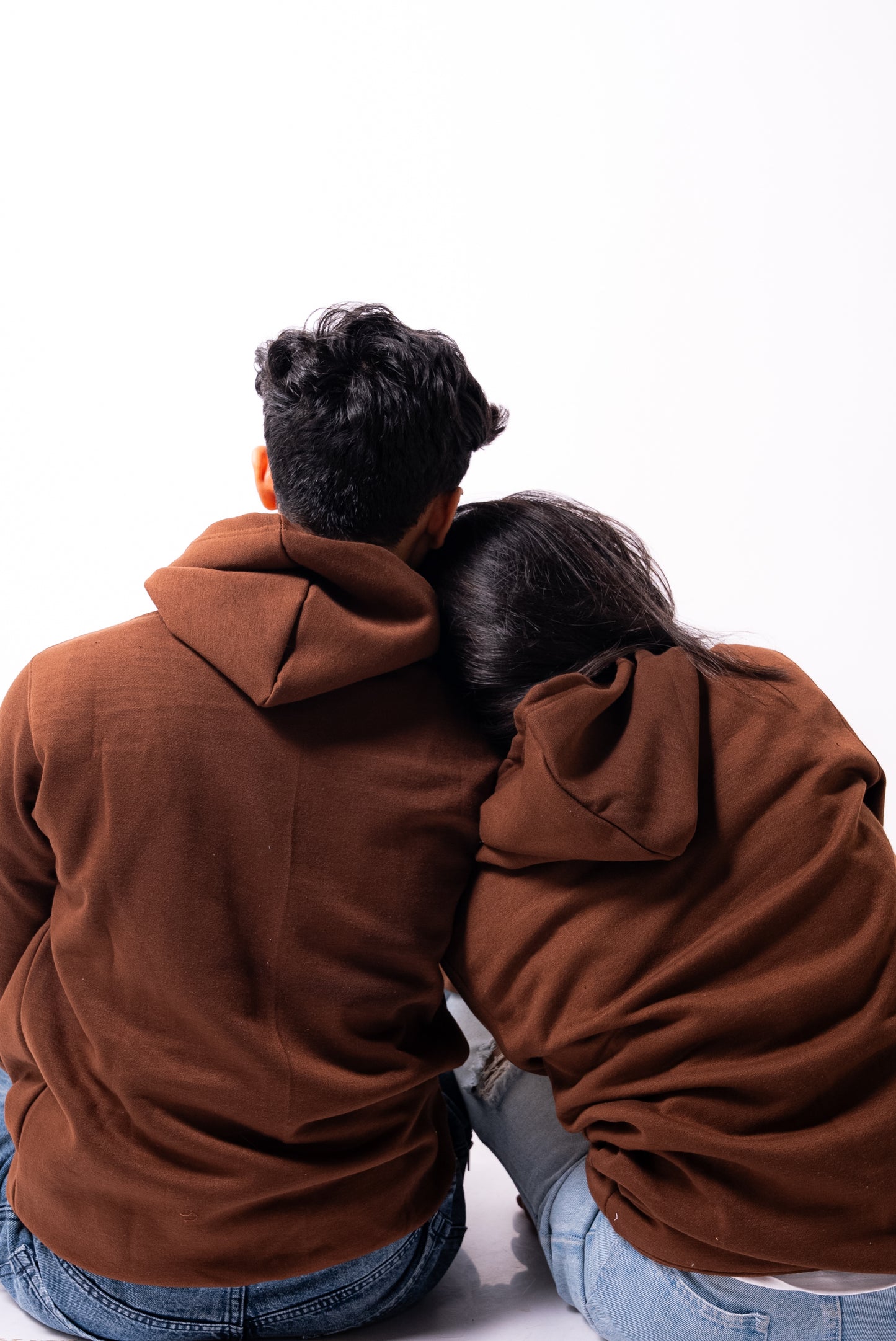 BROWN ANATOMICAL HEART HOODIES