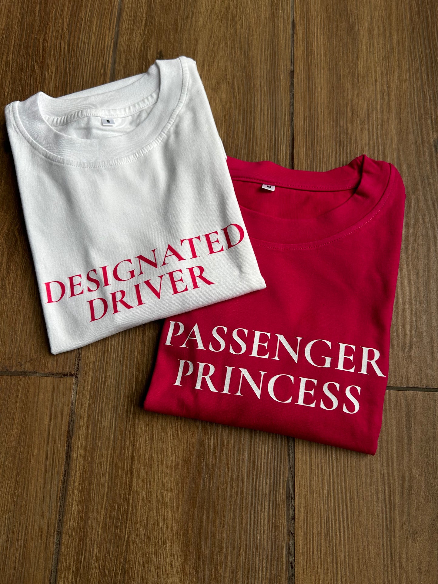 DUO PASSENGER PRINCESS X DESIGNATED DRIVERS TEES