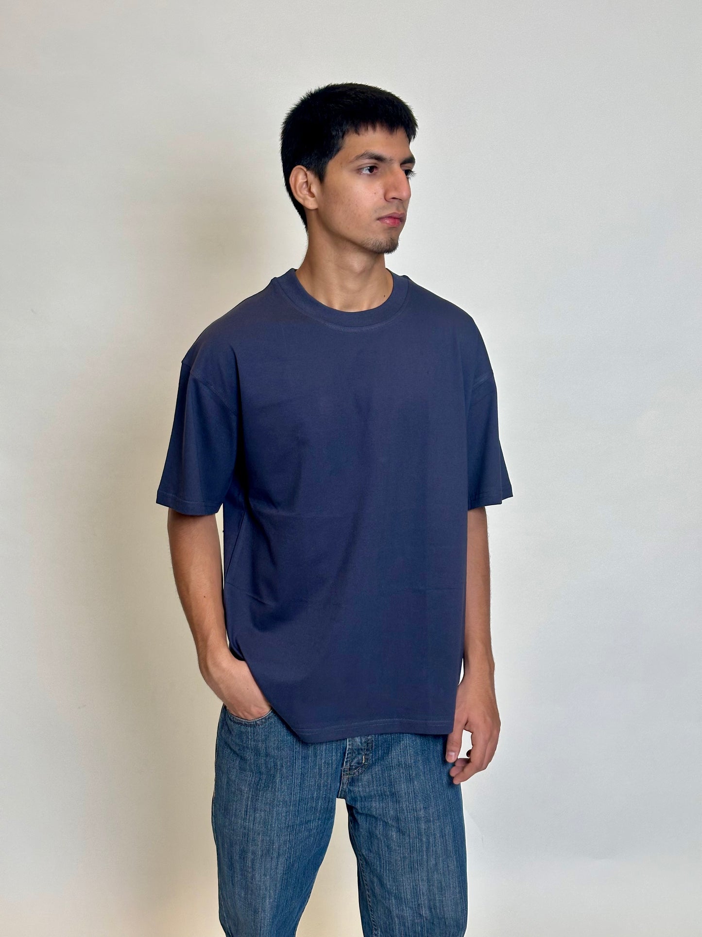 PACK OF 5 PLAIN OVERSIZED TEES