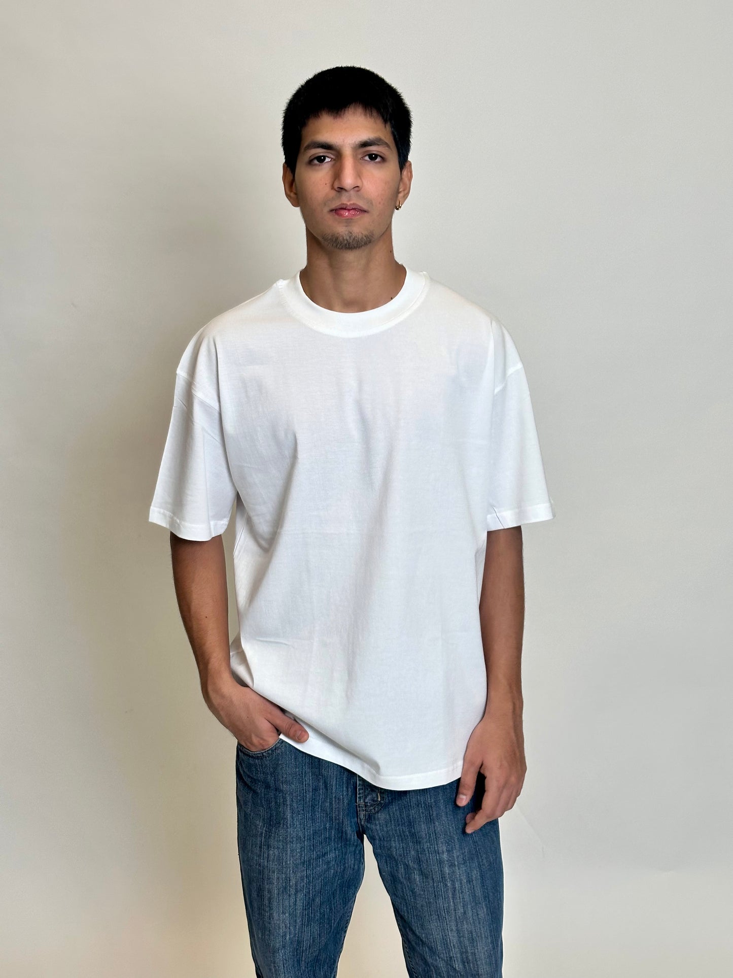 PACK OF 5 PLAIN OVERSIZED TEES