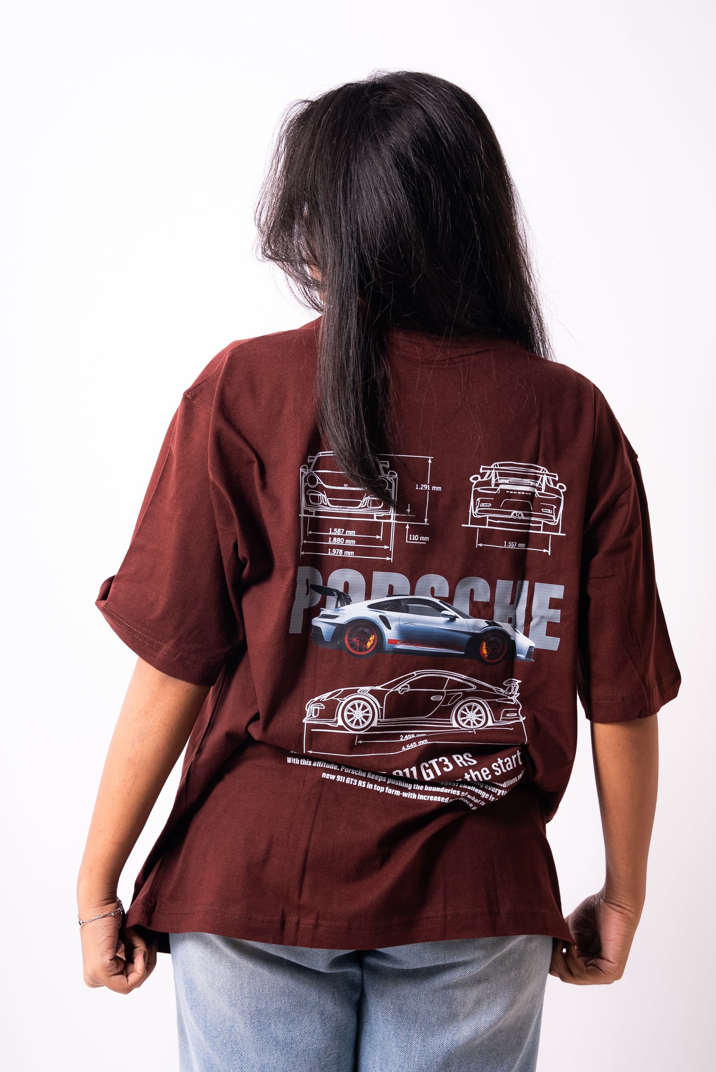 BROWN PORSCHE TEE