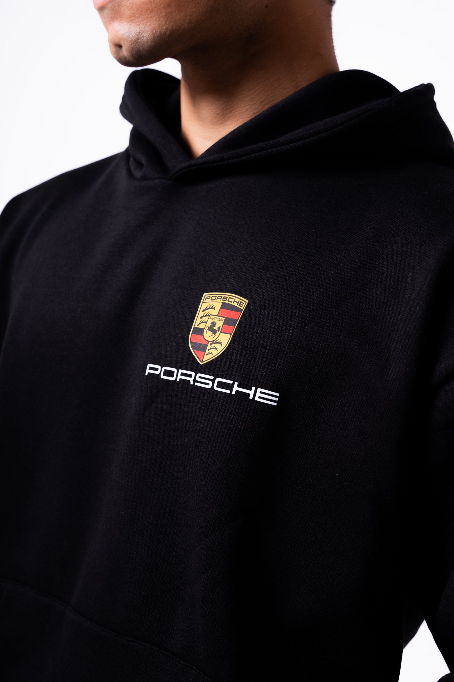 BLACK PORSCHE HOODIE