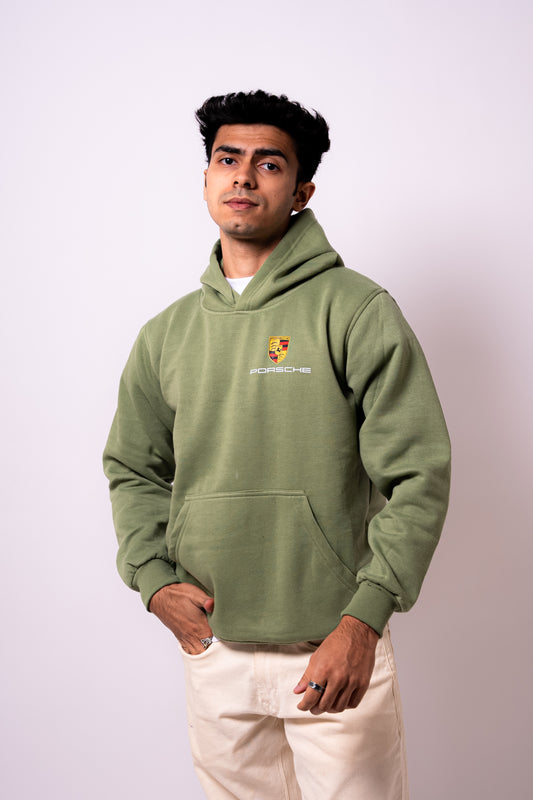 GREEN PORSCHE HOODIE