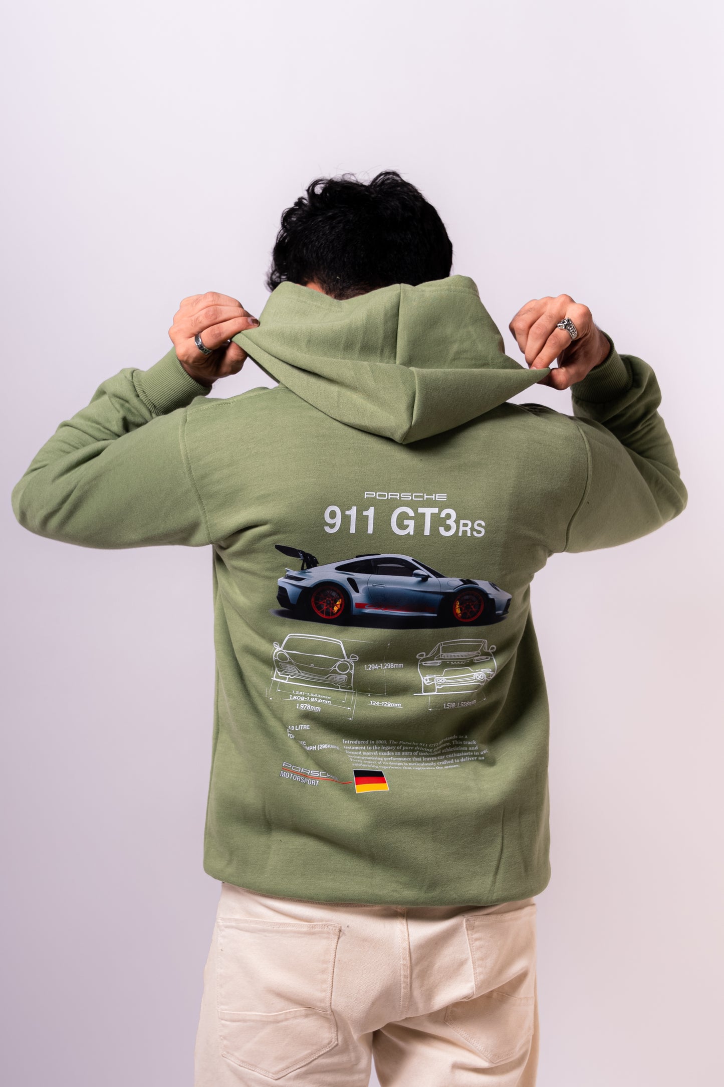 GREEN PORSCHE HOODIE