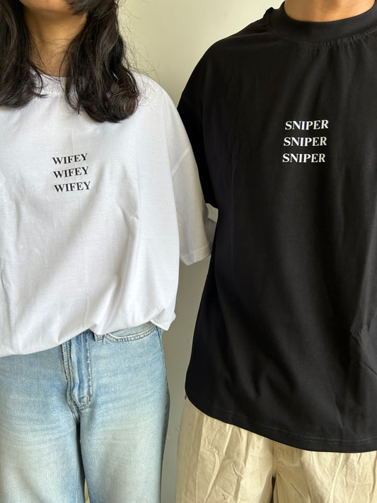 DUO SNIPPER X WIFEY TEES