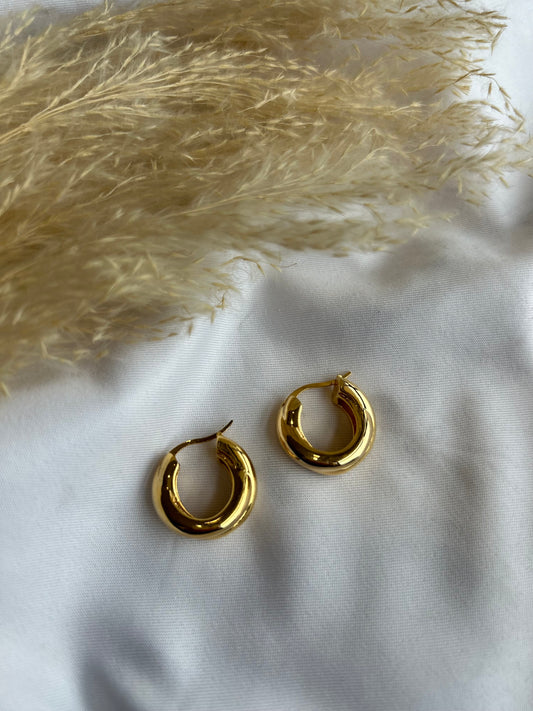 SMALL CHUNKY HOOPS