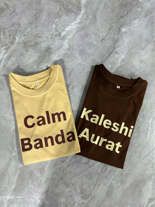 DUO CALM BANDA X KALESHI AURAT TEES