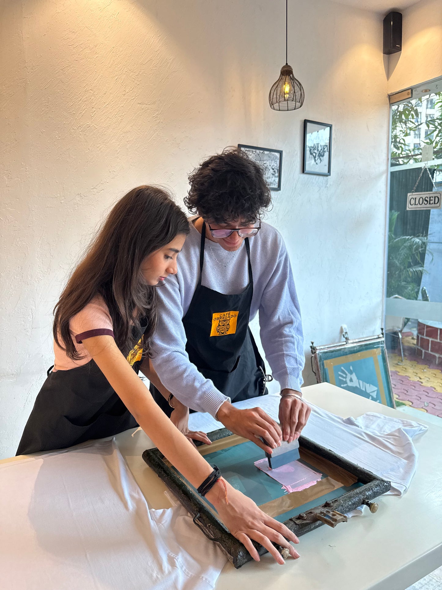 COUPLES SCREEN PRINTING WORKSHOP