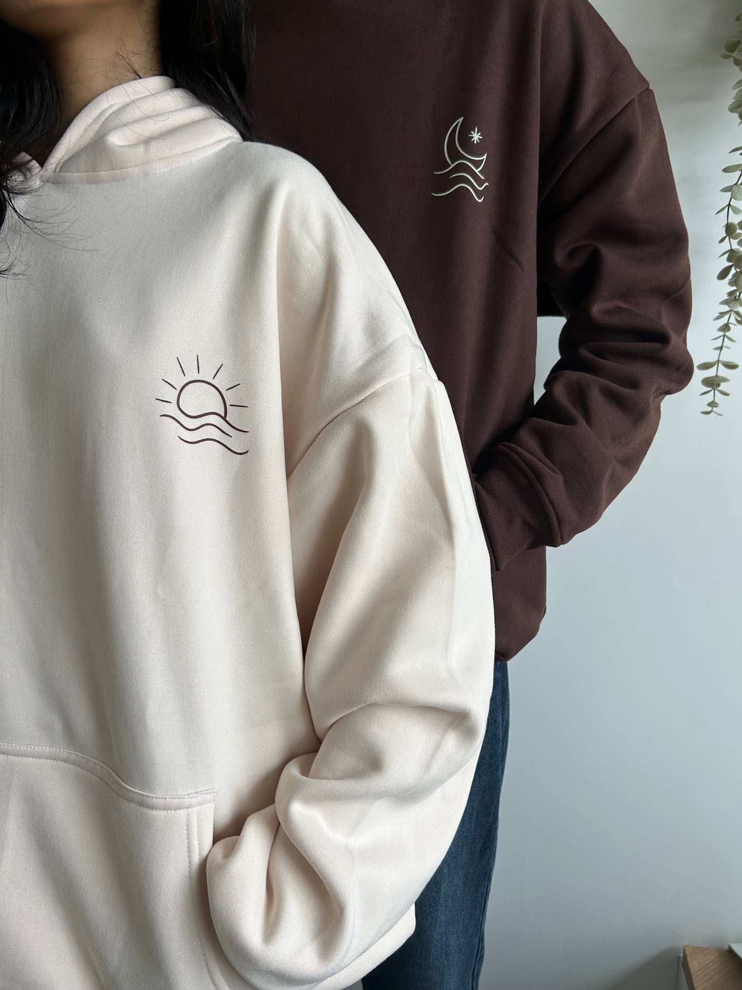 DUO SUN X MOON HOODIES