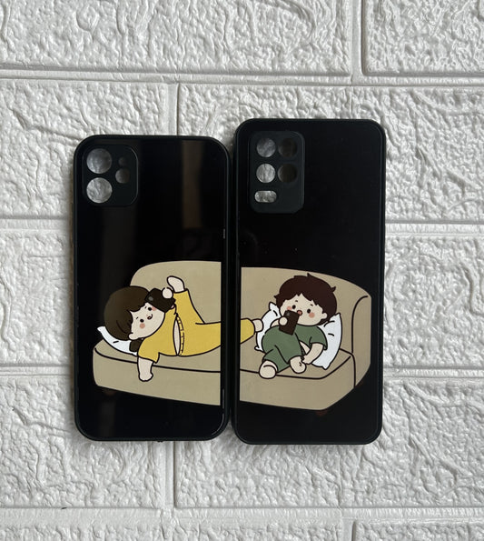 LAZY COUPLE PHONE CASES