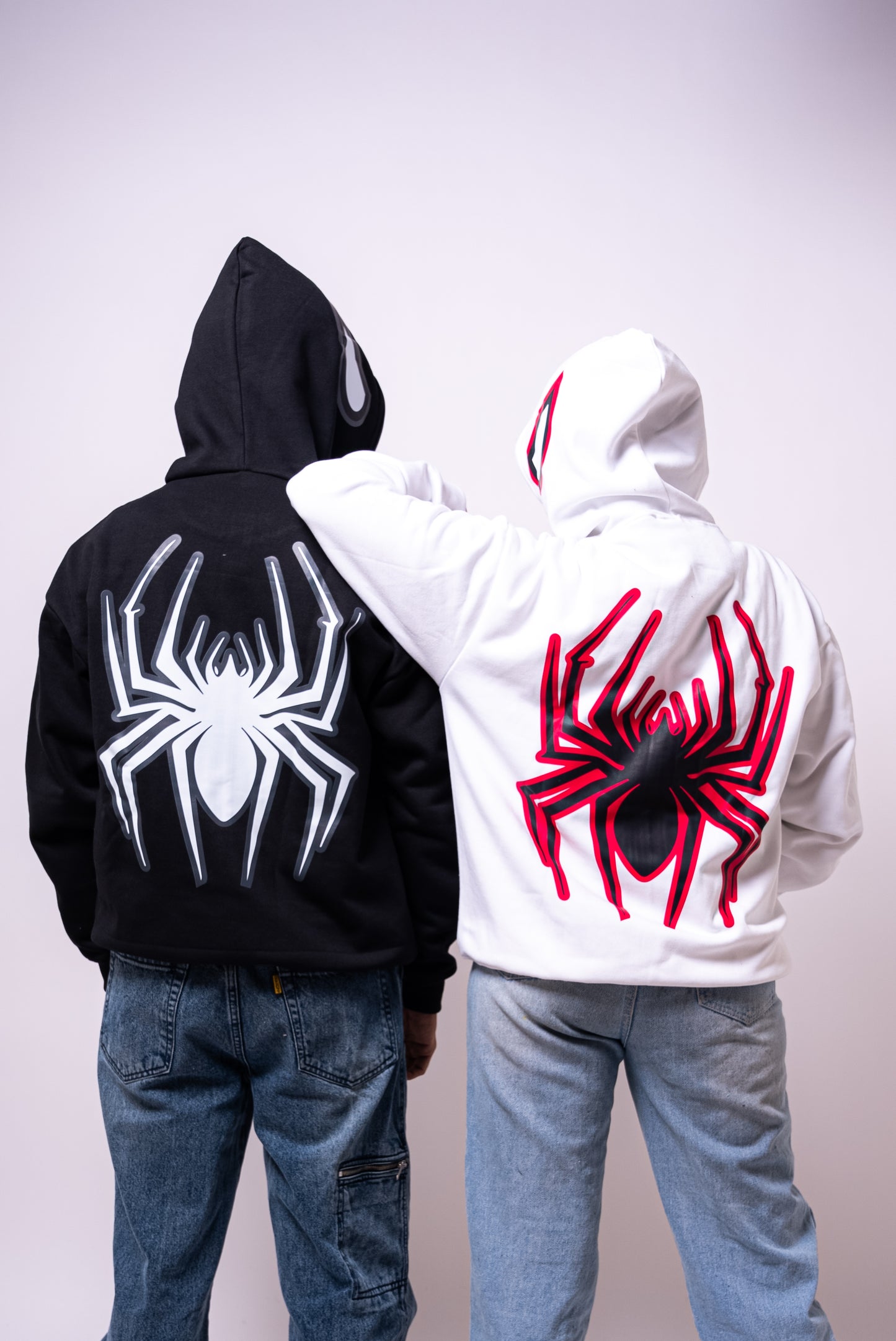 DUO SPIDERMAN FULL ZIP HOODIES