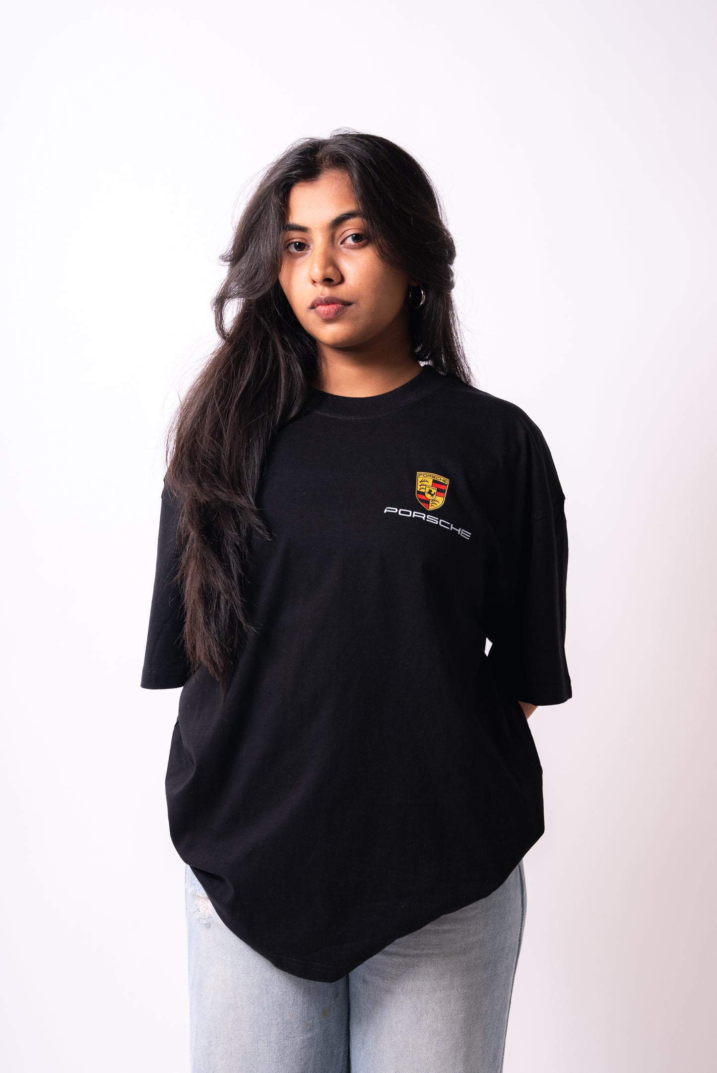 BLACK PORSCHE TEE