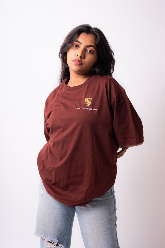 BROWN PORSCHE TEE