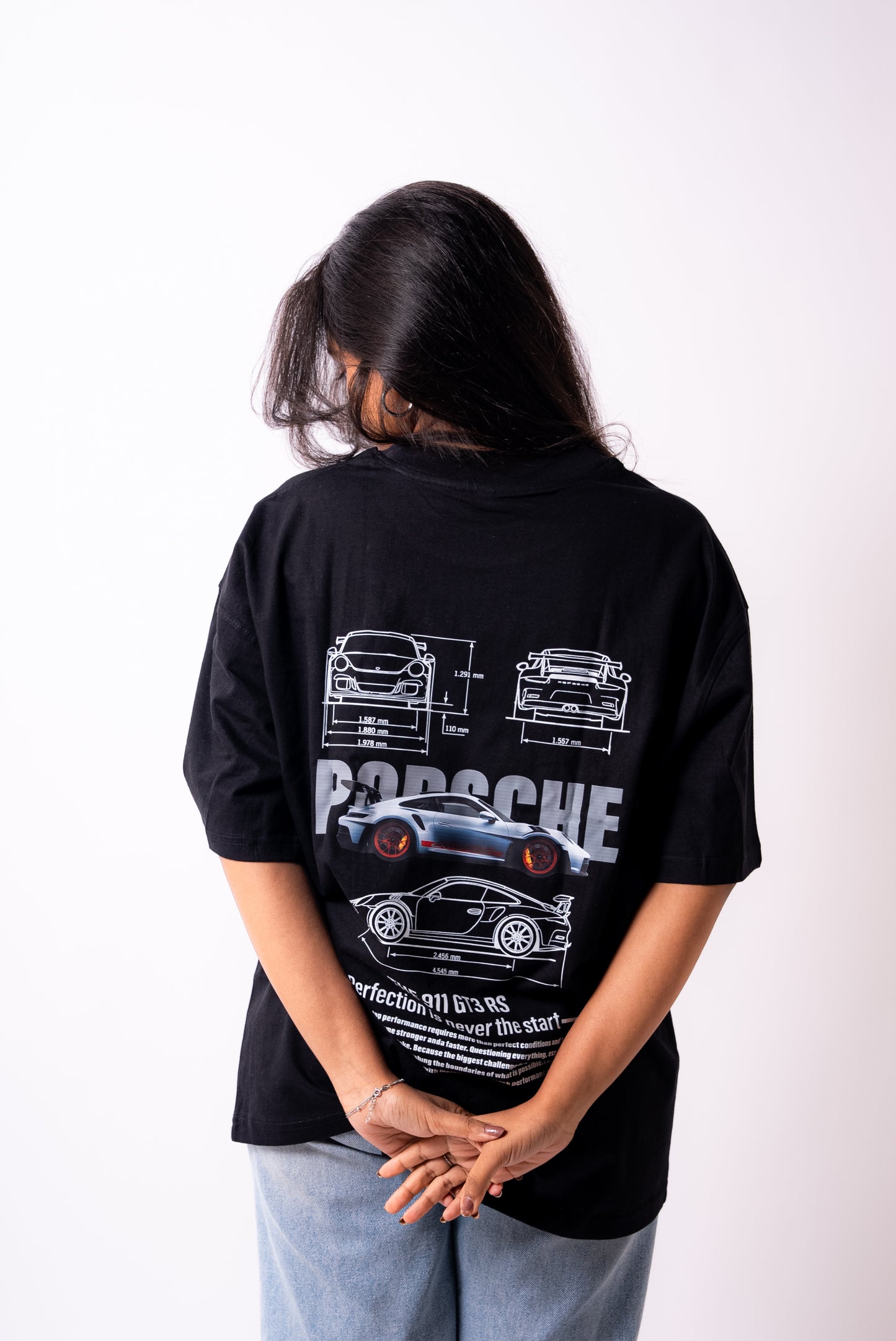 BLACK PORSCHE TEE