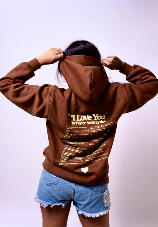 BROWN TAYLOR HOODIE